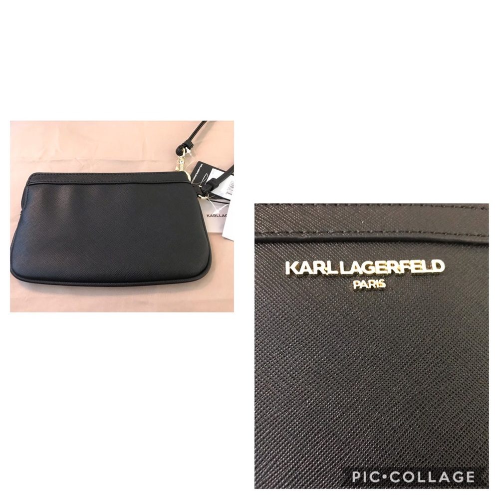 *SOLD* NWT KARL LAGERFELD PARIS BLACK WRISTLET $48 - Picture 8 of 8